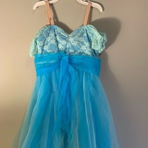 SOLD ComeTrue Blue Lace Lyrical Costume